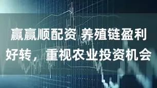 赢赢顺配资 养殖链盈利好转，重视农业投资机会