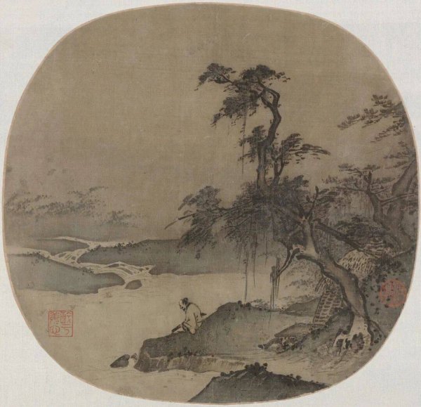 星速优配 宋·夏圭《临流抚琴图》：以简驭繁的“声音美学”