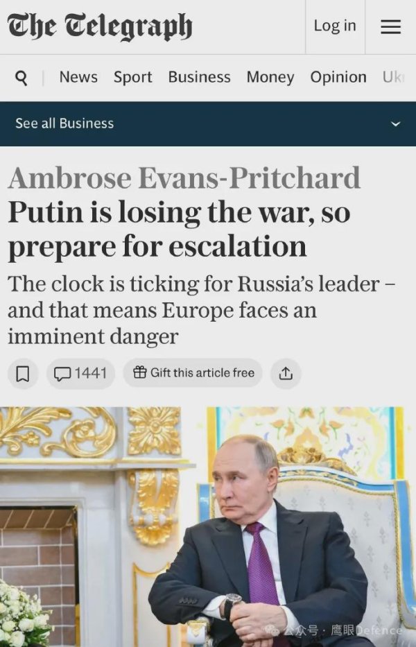 联丰优配 克宫别无选择，会冒险升级战争？“乌克兰可能会赢得这场消耗战”